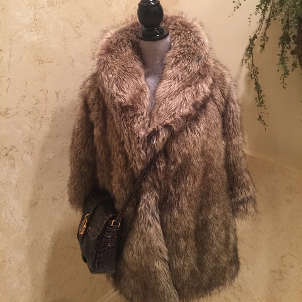 Burning Torch Faux Fur Jacket!